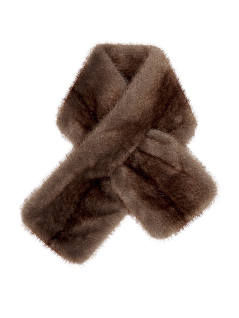 Lovers + Friends Faux mink scarf